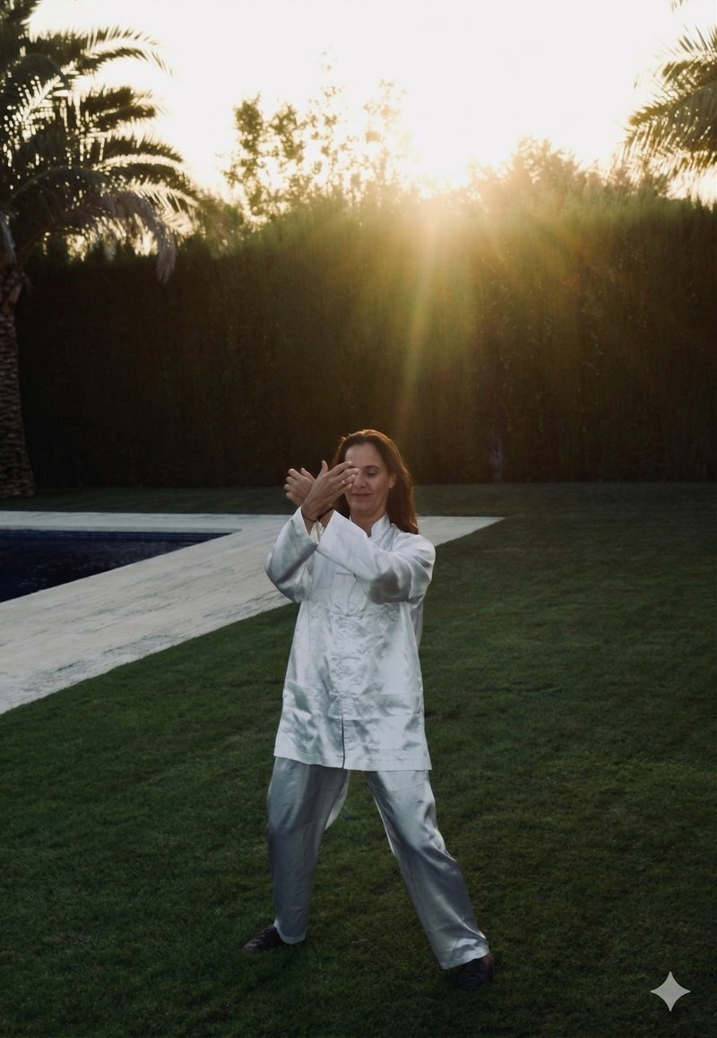 María del Olmo, instructora de Tai Chi y Chi Kung